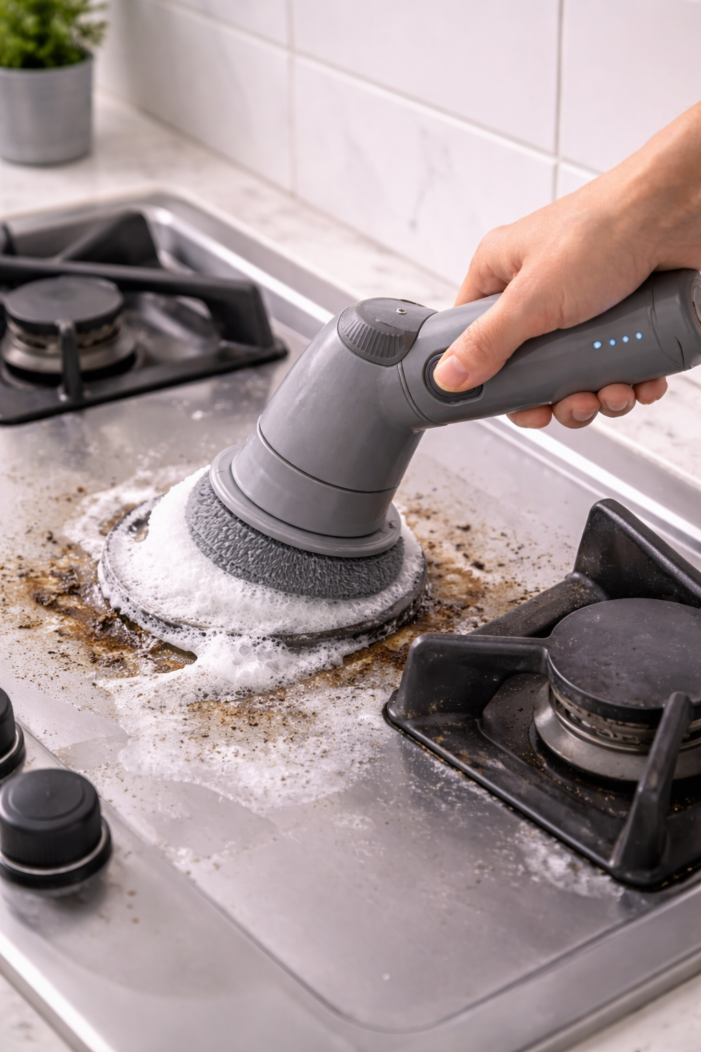 Cepillo Eléctrico de Limpieza 5-en-1