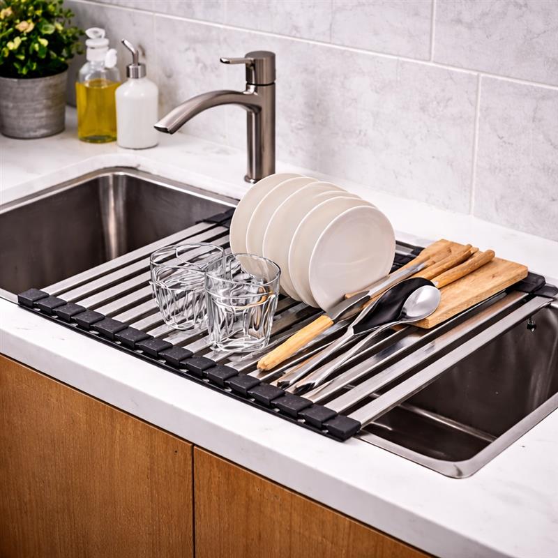 Escurridor Enrollable Premium para Fregadero