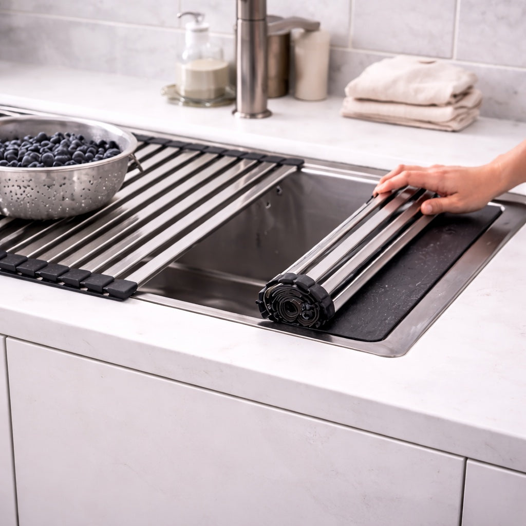 Escurridor Enrollable Premium para Fregadero