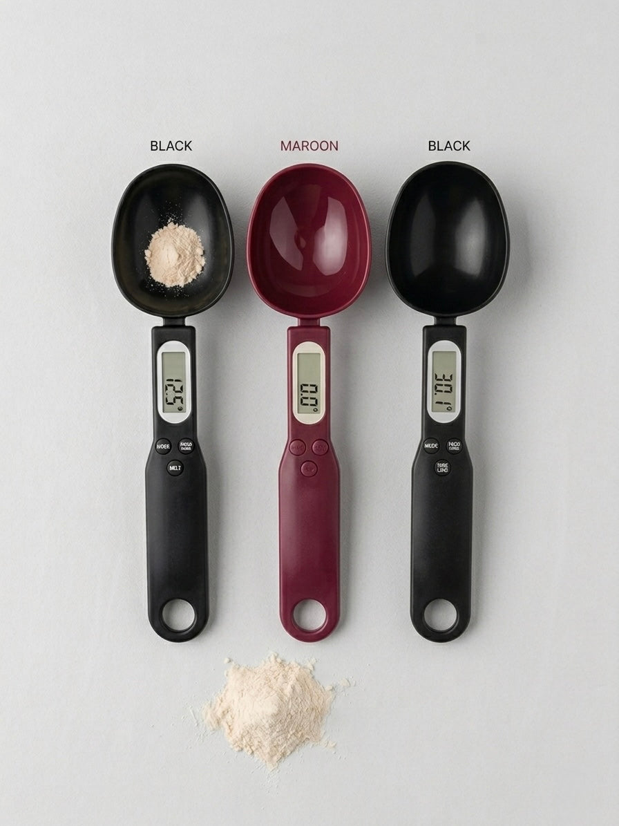 Cuchara Báscula Digital de Cocina LCD – Medidor de Precisión 0,1g-500g