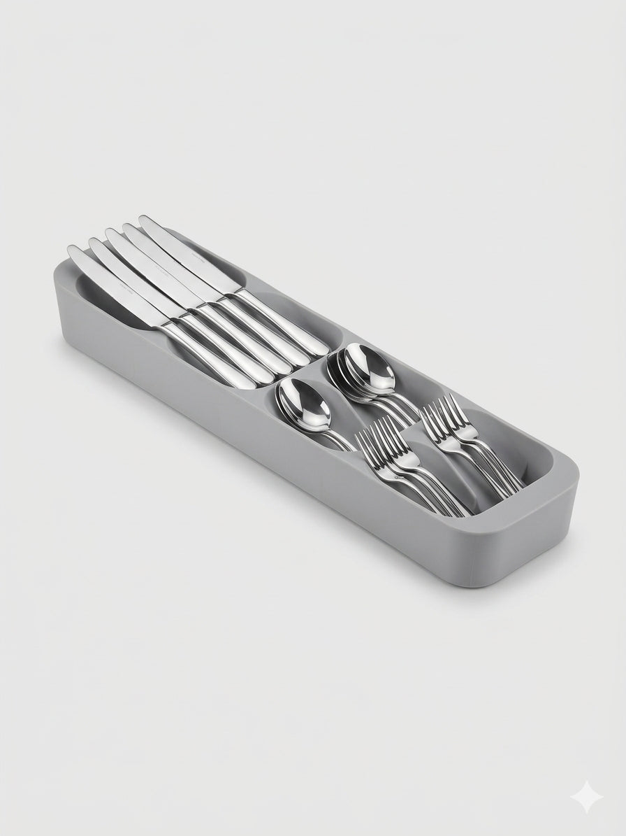 Organizador de Especias para Cajón – Soporte Antideslizante para 8 Frascos | Organizador de Cocina Compacto