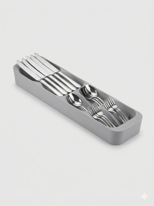 Organizador de Especias para Cajón – Soporte Antideslizante para 8 Frascos | Organizador de Cocina Compacto